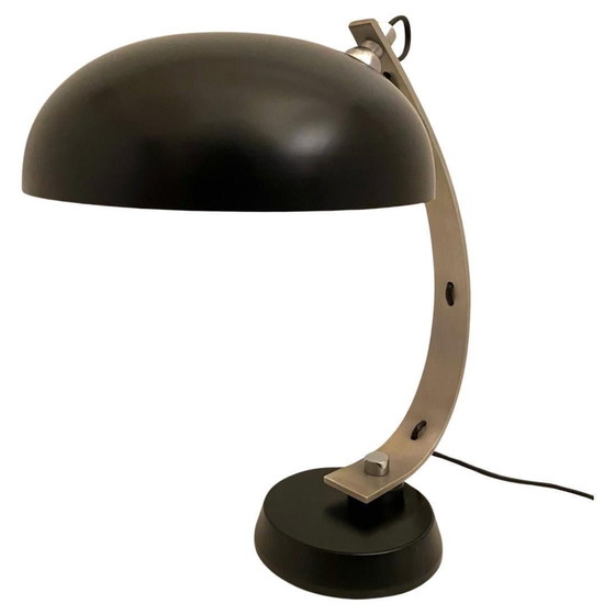 Image 1 of 1X Midcentury Modern Desk Lamp, Angelo Lelli For Arredo Luce, Italy 1970S