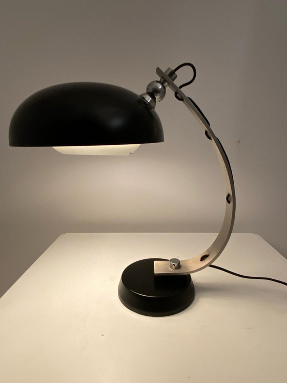 Image 1 of 1X Midcentury Modern Desk Lamp, Angelo Lelli For Arredo Luce, Italy 1970S