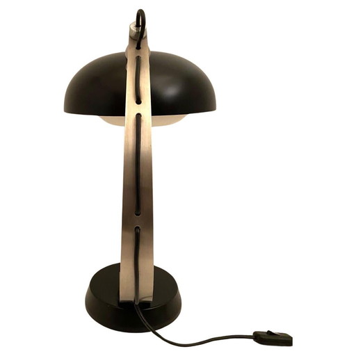 1X Midcentury Modern Desk Lamp, Angelo Lelli For Arredo Luce, Italy 1970S