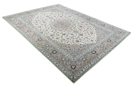 Image 1 of Tappeto orientale in sughero Kashan annodato a mano – 396 x 294 cm