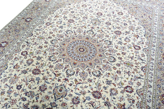 Image 1 of Tappeto orientale in sughero Kashan annodato a mano – 396 x 294 cm