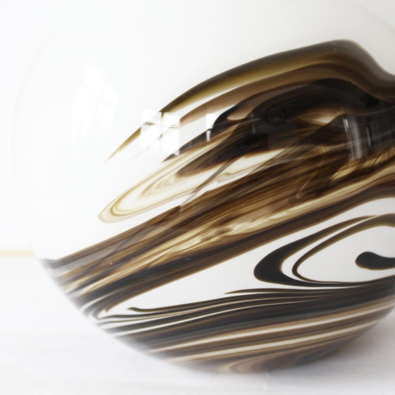 Image 1 of Vintage Hand-Blown Glass Table Lamp By Brilliant