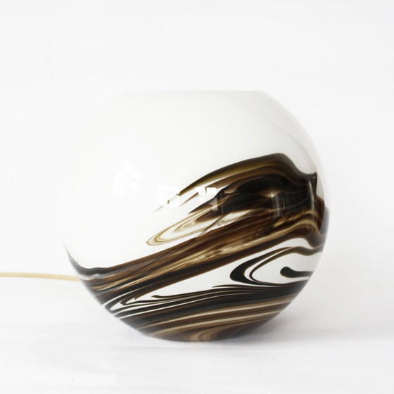 Image 1 of Vintage Hand-Blown Glass Table Lamp By Brilliant