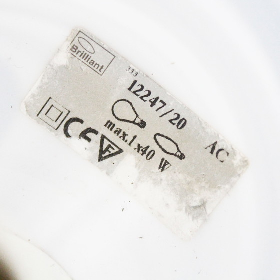 Image 1 of Vintage Hand-Blown Glass Table Lamp By Brilliant