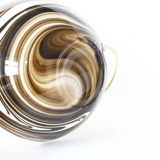 Image 1 of Vintage Hand-Blown Glass Table Lamp By Brilliant