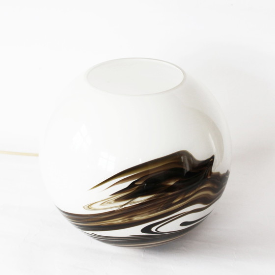 Image 1 of Vintage Hand-Blown Glass Table Lamp By Brilliant