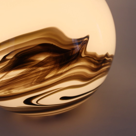 Image 1 of Vintage Hand-Blown Glass Table Lamp By Brilliant