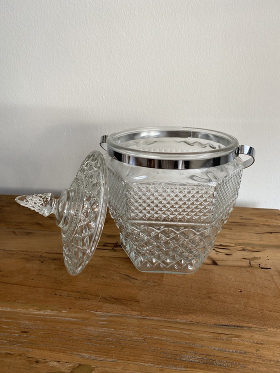 Image 1 of Anchor Hocking Wexton Crystal Ice Bucket