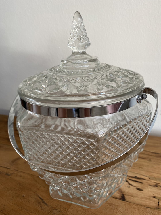 Image 1 of Anchor Hocking Wexton Crystal Ice Bucket