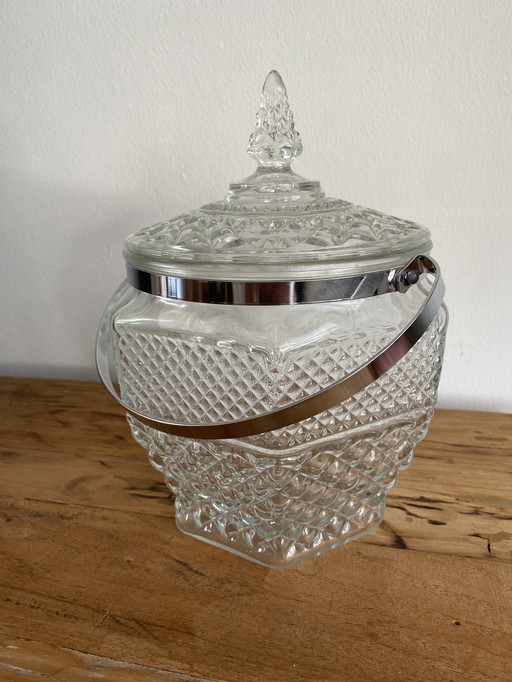 Anchor Hocking Wexton Crystal Ice Bucket