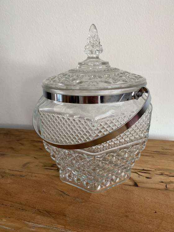 Image 1 of Anchor Hocking Wexton Crystal Ice Bucket