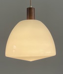 Lampe d'école danoise Vintage Art Déco