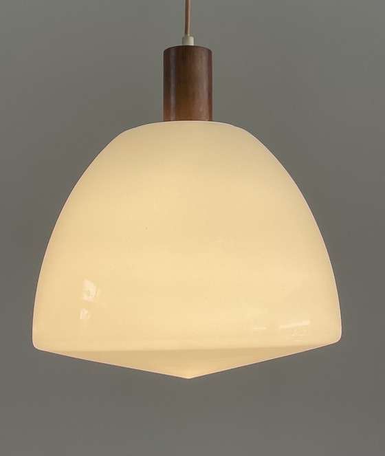 Image 1 of Lampe d'école danoise Vintage Art Déco