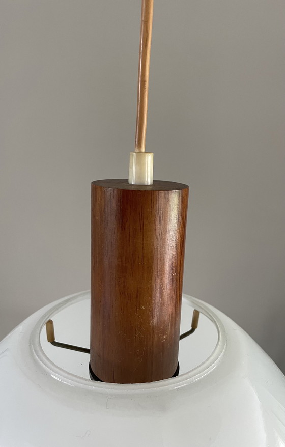 Image 1 of Lampe d'école danoise Vintage Art Déco