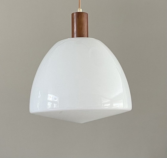 Image 1 of Lampe d'école danoise Vintage Art Déco