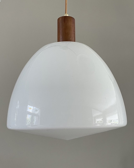 Image 1 of Lampe d'école danoise Vintage Art Déco