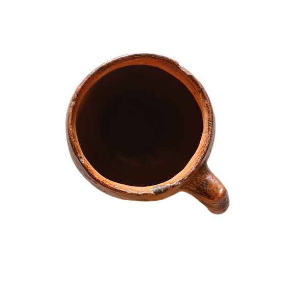 Image 1 of Brocca di terracotta berbera nordafricana d'epoca