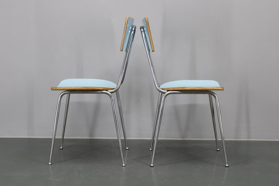 Image 1 of 1970S Set Of Five Dining Chairs  ,Italy 