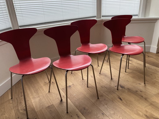 5x Fritz Hansen Musquito chairs