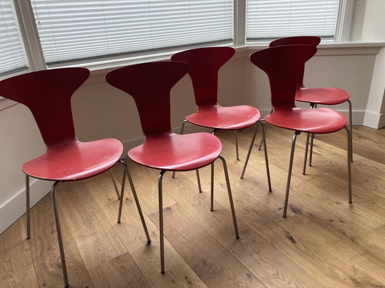 Image 1 of 5x Fritz Hansen Musquito chairs