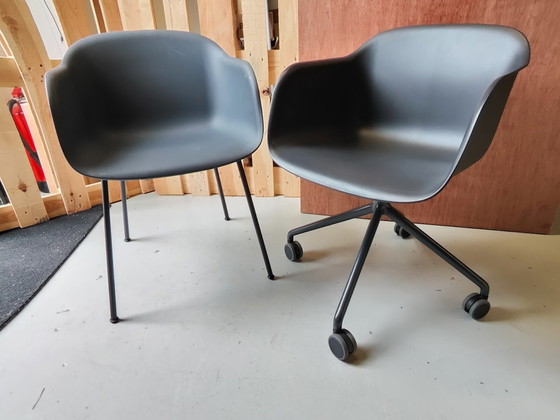 Image 1 of 2x Muuto Fiber chair chairs