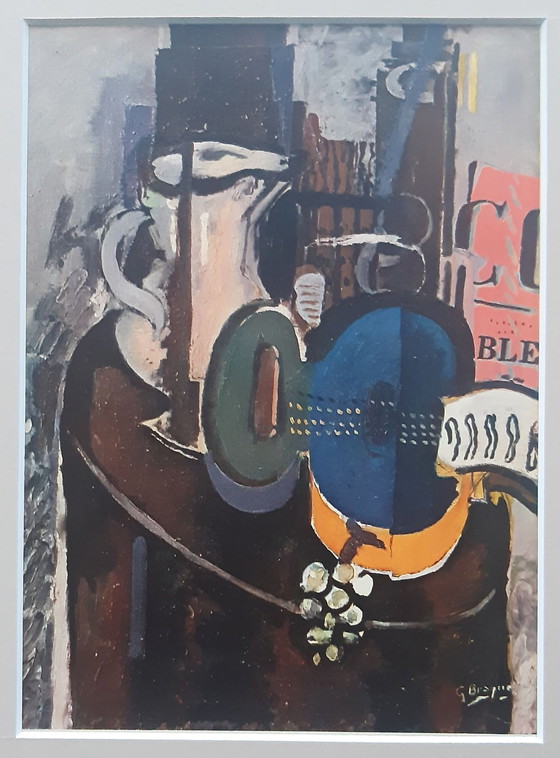 Image 1 of Braque | La guitare bleue