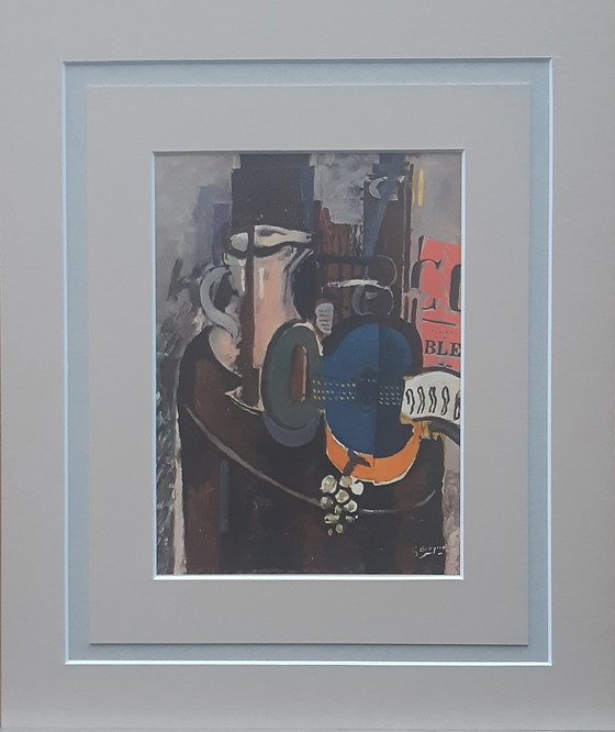 Image 1 of Braque | La guitare bleue