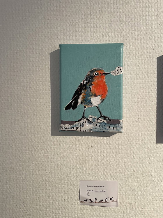 Image 1 of Painting Of A Robin