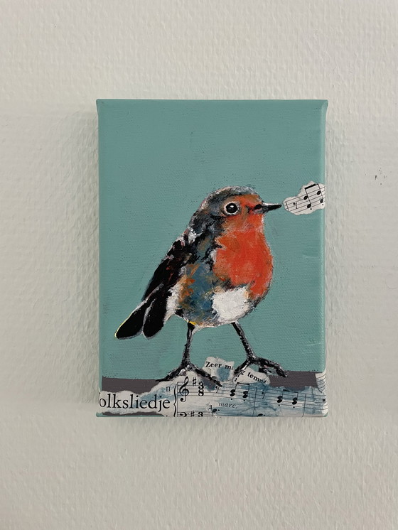 Image 1 of Painting Of A Robin