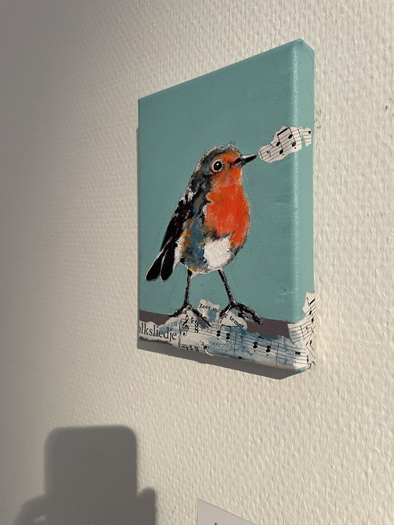 Image 1 of Painting Of A Robin