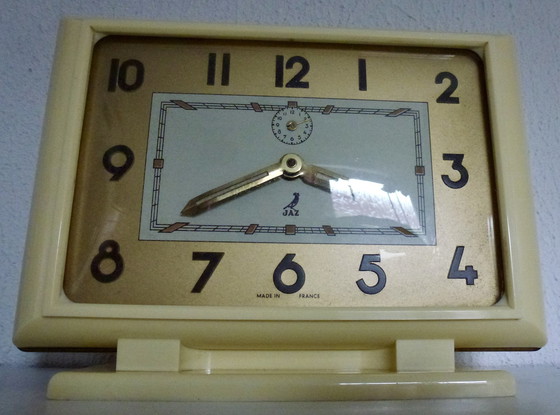 Image 1 of Art Deco Clock (Alarm Clock), Brand Jaz - France, 1920s-1930s.