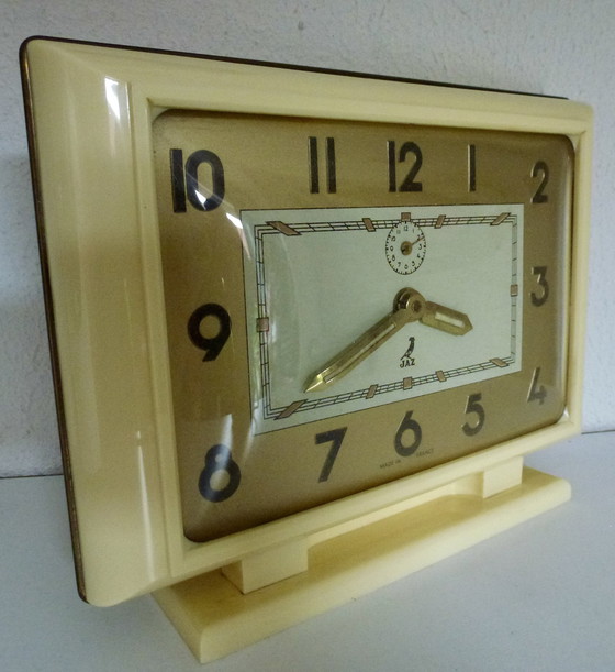 Image 1 of Art Deco Clock (Alarm Clock), Brand Jaz - France, 1920s-1930s.