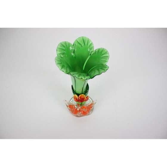 Image 1 of Vaso in vetro vintage, Cecoslovacchia 1960