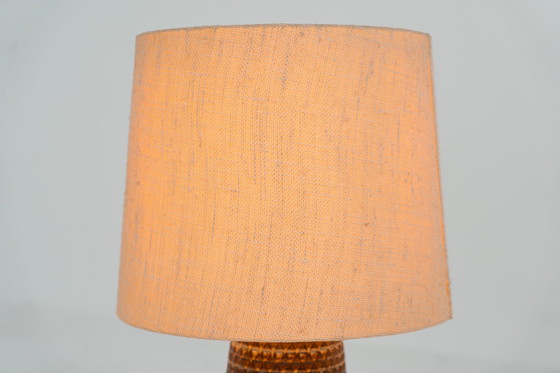 Image 1 of Handmade ceramic table lamp by Einar Johansen for Søholm Stentøj (Denmark, 1960s).