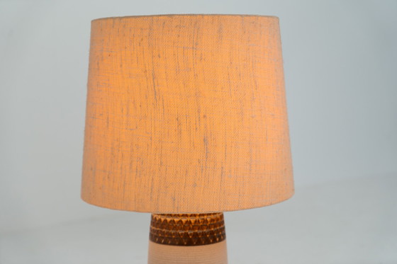 Image 1 of Handmade ceramic table lamp by Einar Johansen for Søholm Stentøj (Denmark, 1960s).