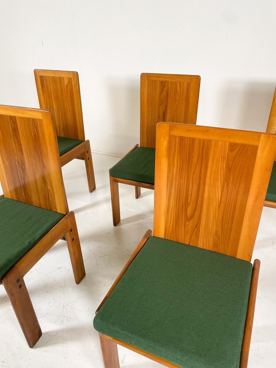 Image 1 of Mid-Century Modern Set Of 6 Dining Chairs By Romanutti, Italy, 1970S