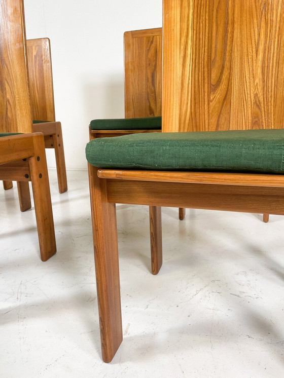 Image 1 of Mid-Century Modern Set Of 6 Dining Chairs By Romanutti, Italy, 1970S