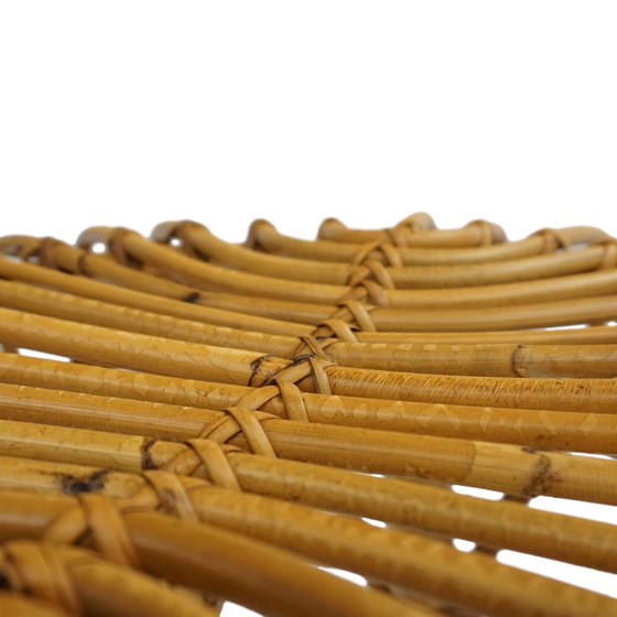 Image 1 of Tavolino vintage in bambù, stile Mid-Century, anni '50