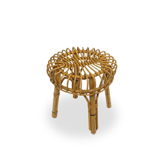 Image 1 of Tavolino vintage in bambù, stile Mid-Century, anni '50