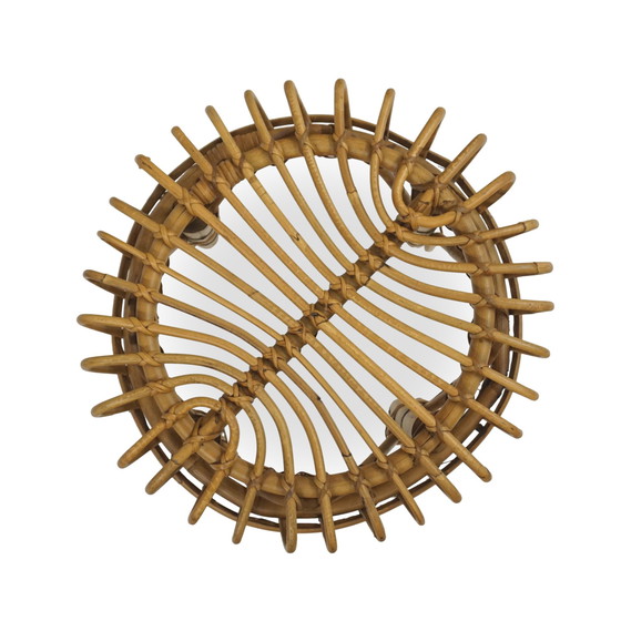 Image 1 of Tavolino vintage in bambù, stile Mid-Century, anni '50