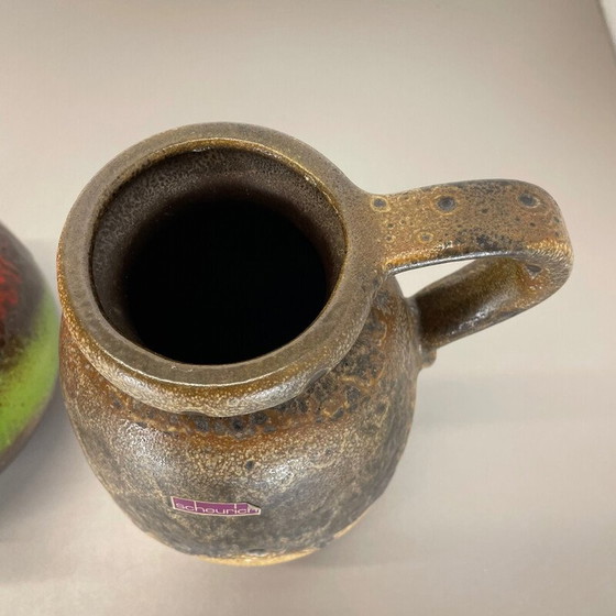 Image 1 of Pair of vintage fat lava ceramic vases by Scheurich, Germany 1970s