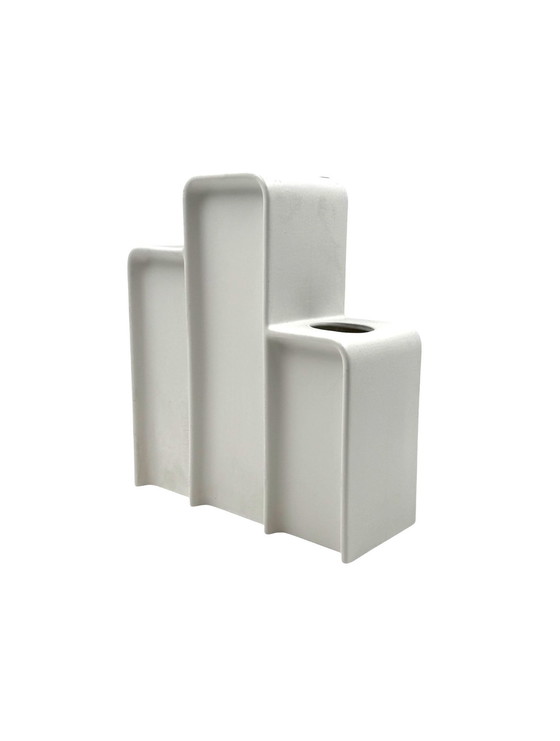 Image 1 of Makio Hasuike, Space Age Ceramic Vase, Arnolfo di Cambio, Italy 1975