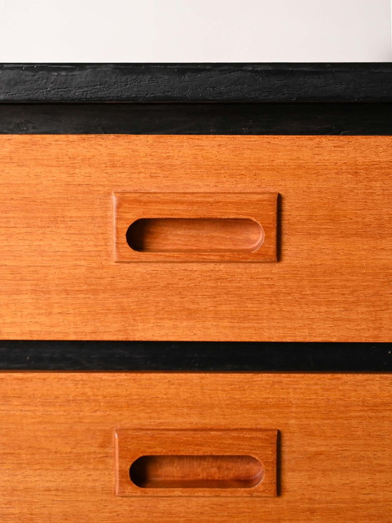 Image 1 of Vintage Desk With Black Detailing