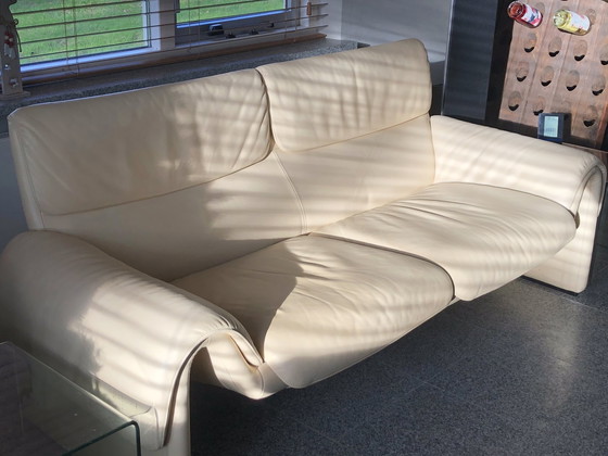 Image 1 of De Sede sofa white leather DS-2011