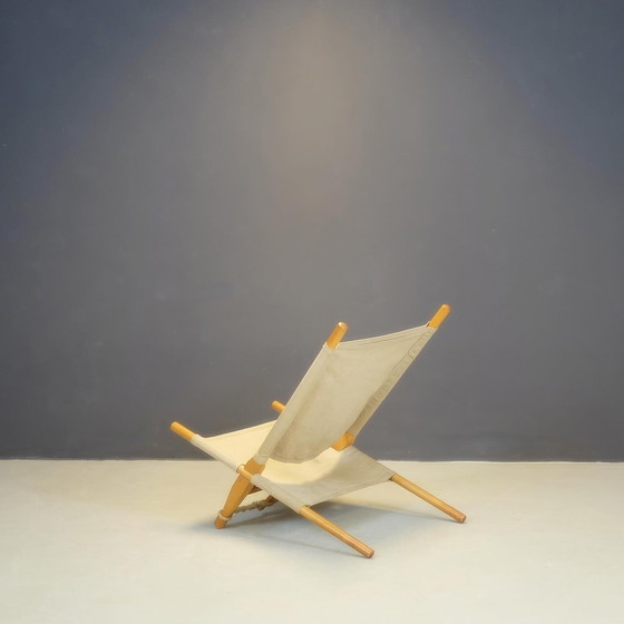 Image 1 of Chaise à scieVintage Chaise à scie par Ole design Gjerlov Knudsen pour Cado, Danemark datant d'environ 1958.