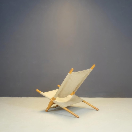 Image 1 of Saw or saw chairVintage Saw chair by Ole design Gjerlov Knudsen for Cado, Denmark dated around 1958.