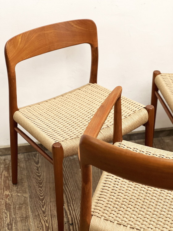 Image 1 of 6x J.L. Mollers Dining Chairs by Niels O. Moller