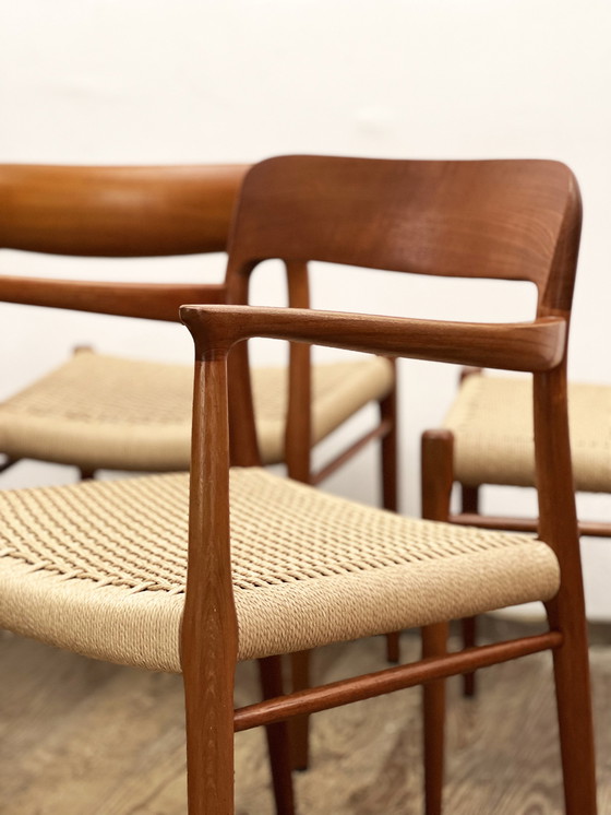 Image 1 of 6x J.L. Mollers Dining Chairs by Niels O. Moller