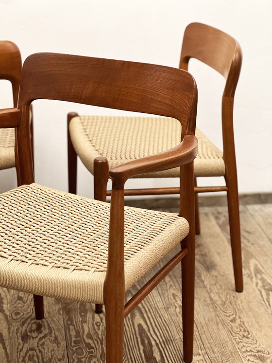 Image 1 of 6x J.L. Mollers Dining Chairs by Niels O. Moller