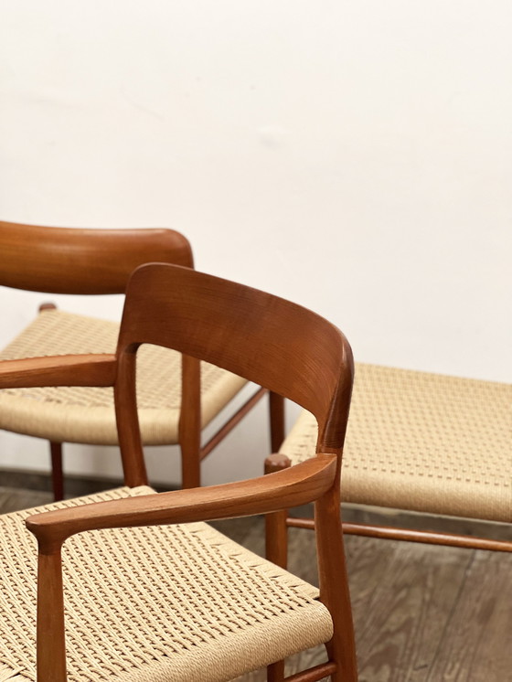 Image 1 of 6x J.L. Mollers Dining Chairs by Niels O. Moller